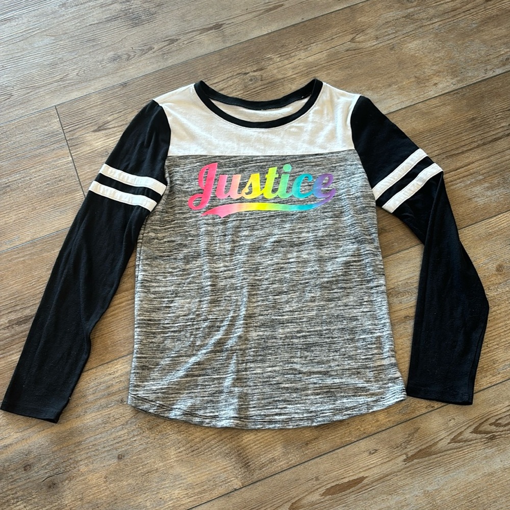 Justice Active Long Sleeve T-Shirt Girls Size 12